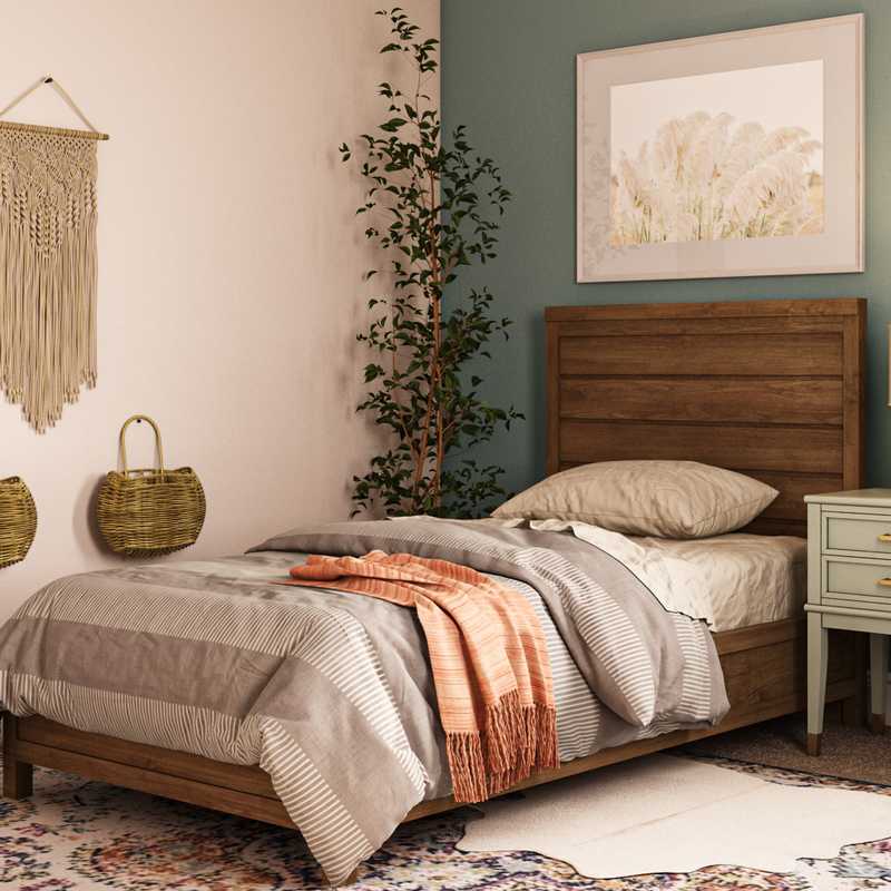 Eclectic, Bohemian, Transitional, Global, Scandinavian Nursery Design by Havenly Interior Designer Jade