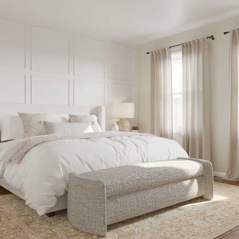 Farmhouse, Transitional, Minimal Bedroom Design by Havenly Interior Designer Sloane