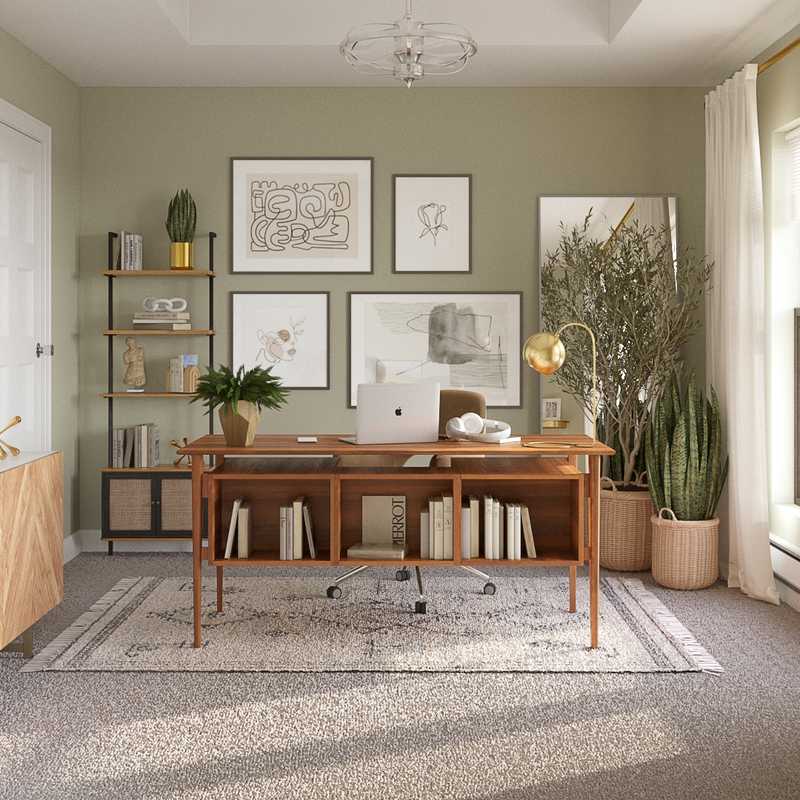 Office Design by Havenly Interior Designer Christina