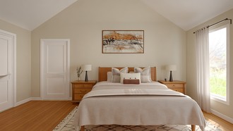 Contemporary, Classic, Warm Transitional Bedroom by Havenly Interior Designer Valeria